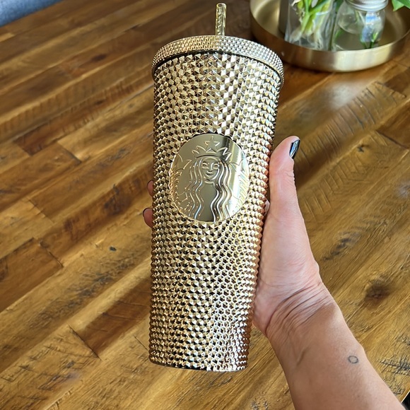2022 Christmas edition, gold, Venti Starbucks, cold cup. Brand new - Picture 5 of 5